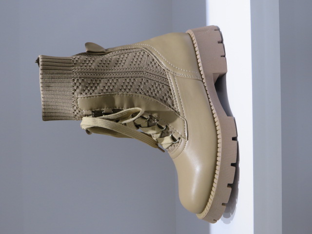 Botki Damskie 8573A KHAKI 36-41