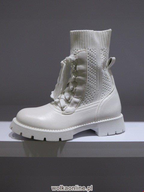 Botki Damskie 8573A WHITE 36-41