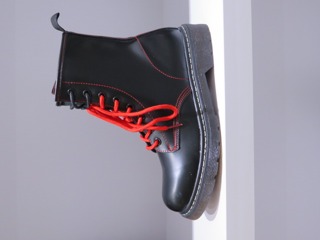 Botki Damskie JH20-581 BLACK/RED 36-41