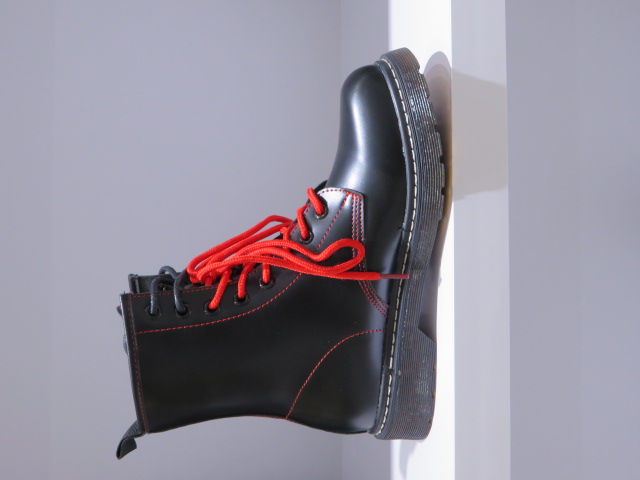 Botki Damskie JH20-581 BLACK/RED 36-41 1