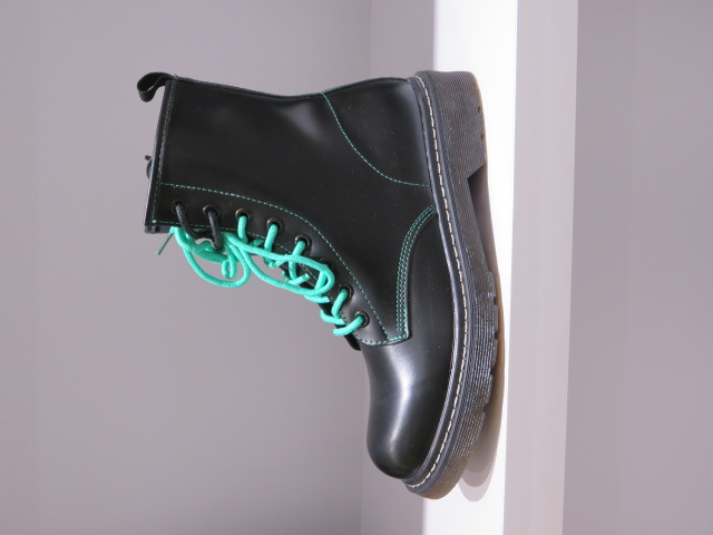 Botki Damskie JH20-581 BLACK/GREEN 36-41
