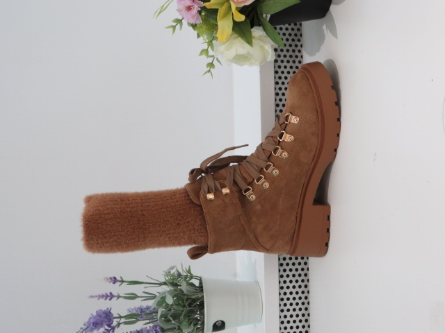 Botki Damskie 9579-1 CAMEL 36-41 1