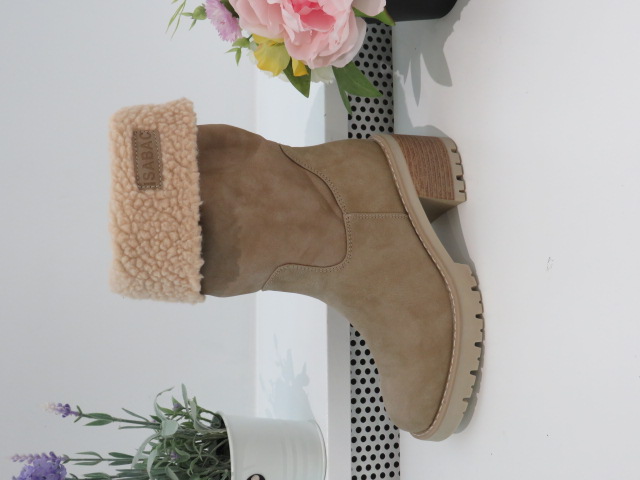 Botki Damskie 1537-GA KHAKI 36-41