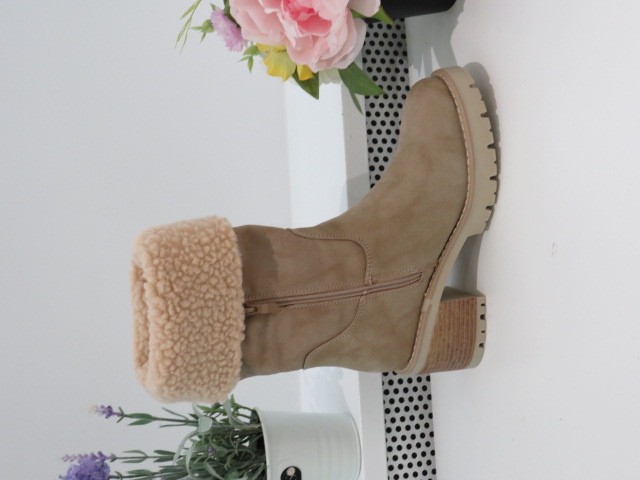 Botki Damskie 1537-GA KHAKI 36-41 1