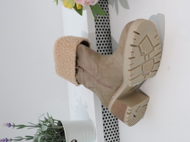 Botki Damskie 1537-GA KHAKI 36-41 2