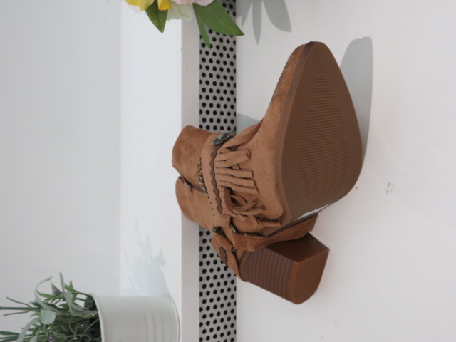 Botki Damskie 9573A CAMEL 36-41 2