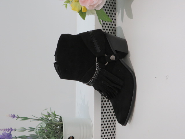 Botki Damskie 9573A BLACK 36-41