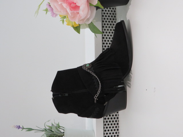 Botki Damskie 9573A BLACK 36-41 1