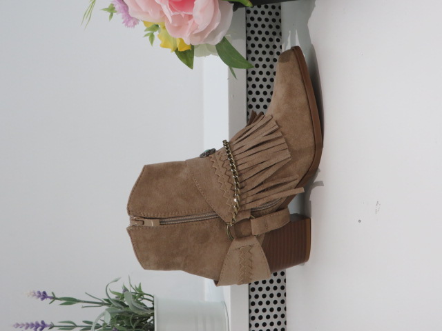 Botki Damskie 9573A KHAKI 36-41 1