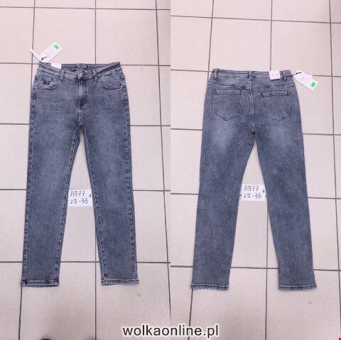 Jeansy damskie A877 1 kolor 28-33