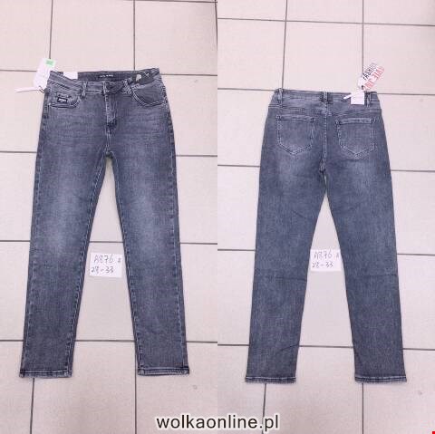 Jeansy damskie A876 1 kolor 28-33