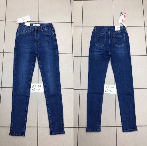 Jeansy damskie A2100 1 kolor 26-31