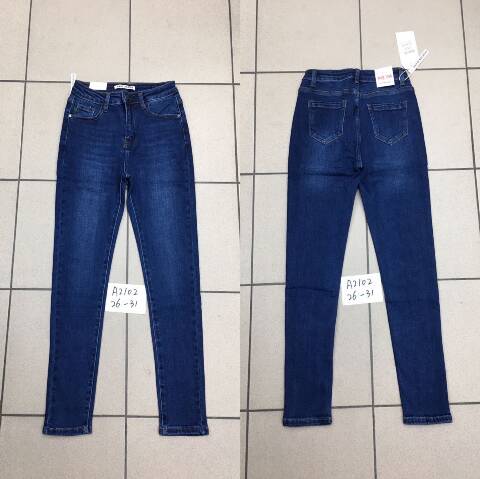 Jeansy damskie A2102 1 kolor 26-31 1