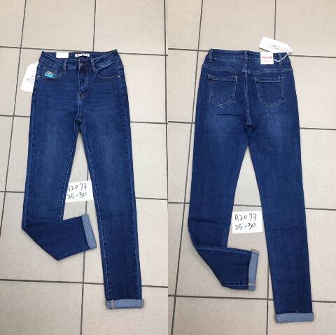 Jeansy damskie A2097 1 kolor 25-30