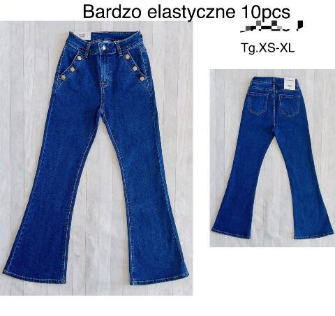 Jeansy damskie 4236 1 kolor XS-XL 1