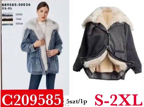 Kurtka zimowa damskie C209585 1 kolor S-2XL 1