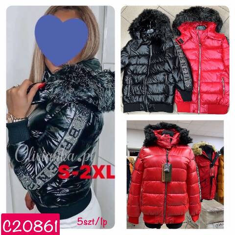 Kurtka zimowa damskie C20861 1 kolor S-2XL 1