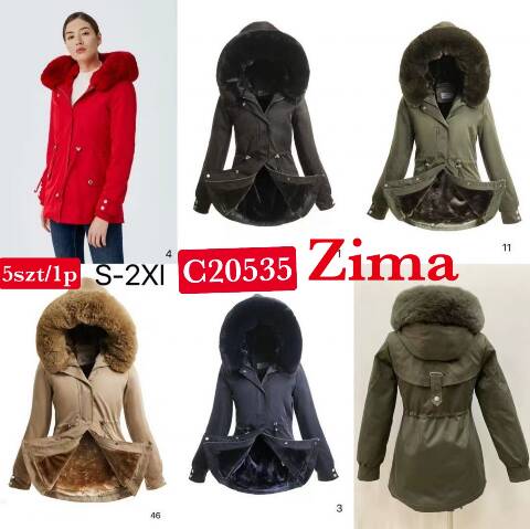 Kurtka zimowa damskie C20535 1 kolor S-2XL 1