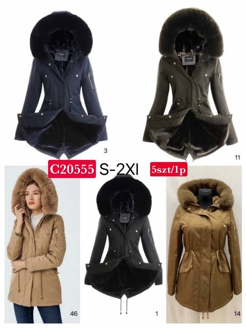 Kurtka zimowa damskie C20555 1 kolor S-2XL 1