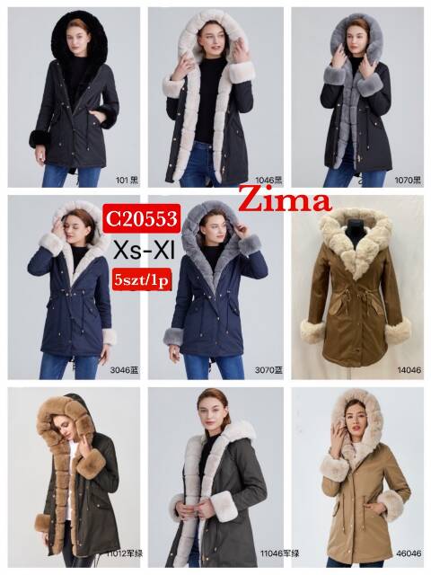 Kurtka zimowa damskie C20553 1 kolor XS-XL 1