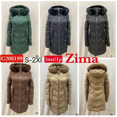 Kurtka zimowa damskie C208199 1 kolor S-2XL 1