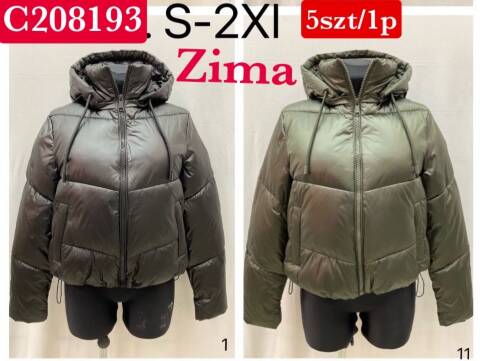 Kurtka zimowa damskie C208193 1 kolor S-2XL