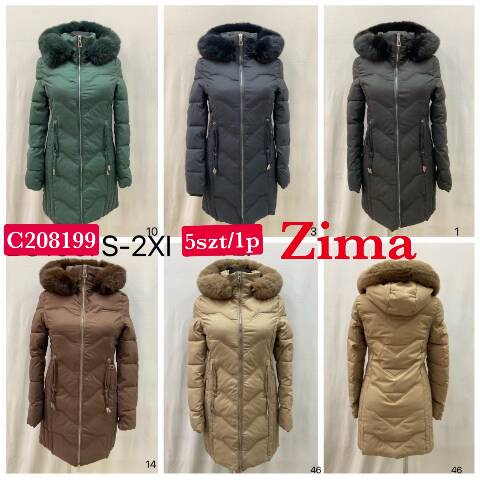 Kurtka zimowa damskie C208199 1 kolor S-2XL 1
