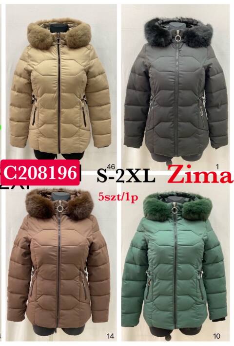 Kurtka zimowa damskie C208196 1 kolor S-2XL 1