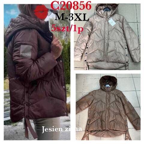 Kurtka zimowa damskie C20856 1 kolor M-3XL