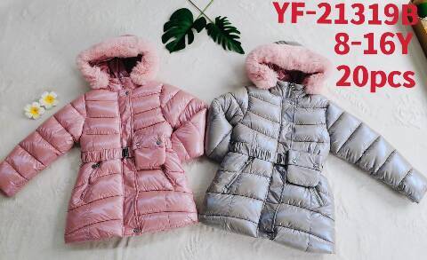 Kurtka zimowa dziewczęca YF-21319B Mix kolor 8-16 1