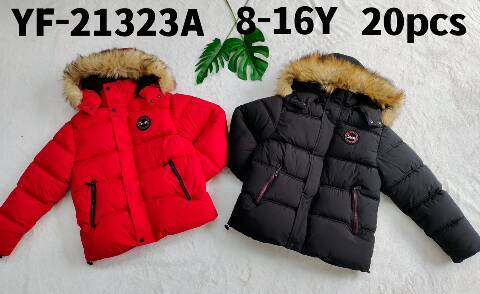 Kurtka zimowa dziewczęca YF-21323A Mix kolor 8-16 1