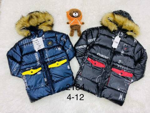 Kurtka zimowa chłopięca 2184 Mix kolor 4-12