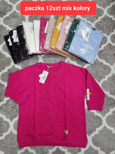 Bluza damskie 4300 Mix kolor Standard (Towar Tureckie)