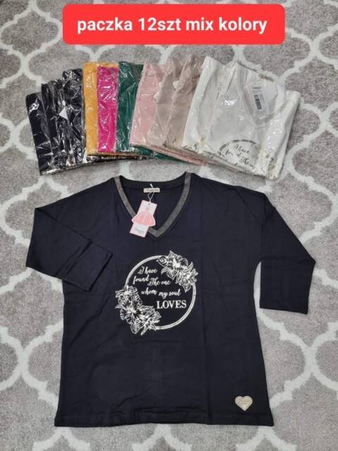 Bluza damskie 4312 Mix kolor Standard (Towar Tureckie) 1