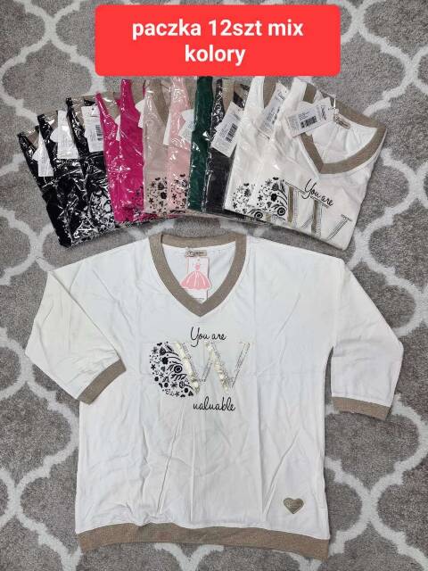 Bluza damskie 4327 Mix kolor Standard (Towar Tureckie)