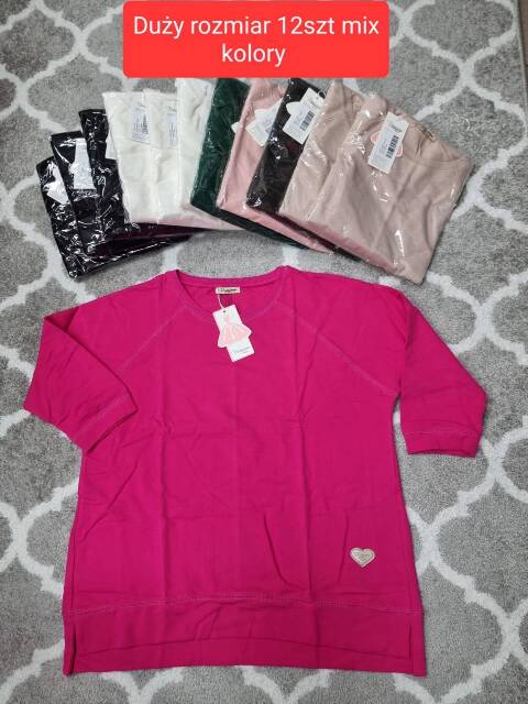 Bluza damskie 4340 Mix kolor Standard (Towar Tureckie)