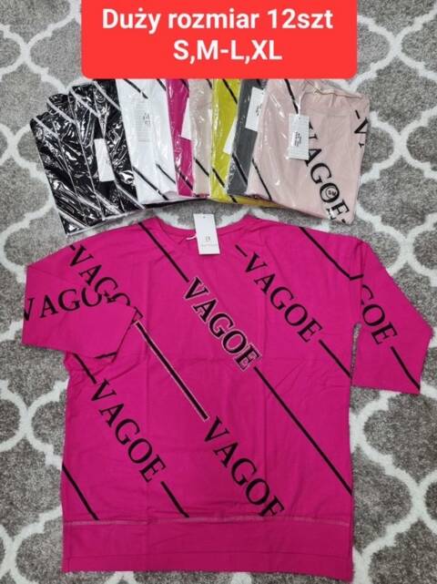 Bluza damskie 4352 Mix kolor S/M-L/XL (Towar Tureckie)