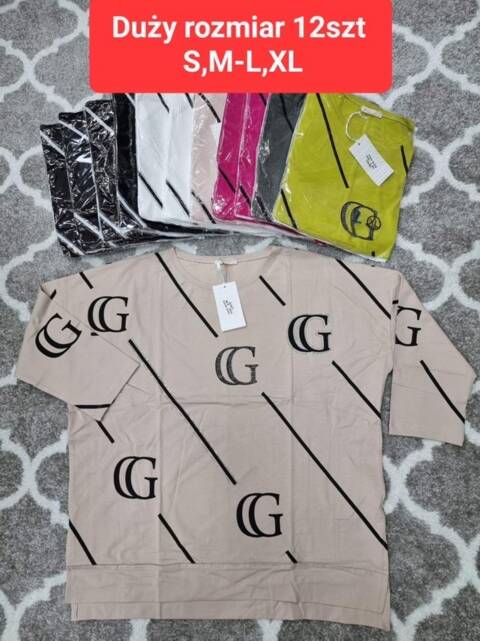 Bluza damskie 4353 Mix kolor S/M-L/XL (Towar Tureckie) 1