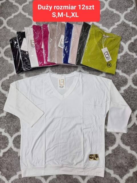 Bluza damskie 4355 Mix kolor S/M-L/XL (Towar Tureckie) 1