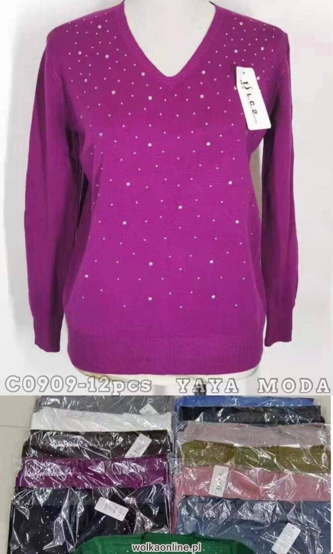 Sweter damskie C0909 Mix KOLOR  Standard