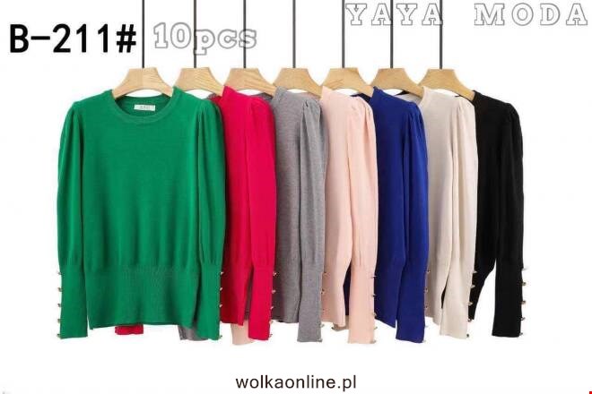 Sweter damskie B-211 Mix KOLOR  Standard