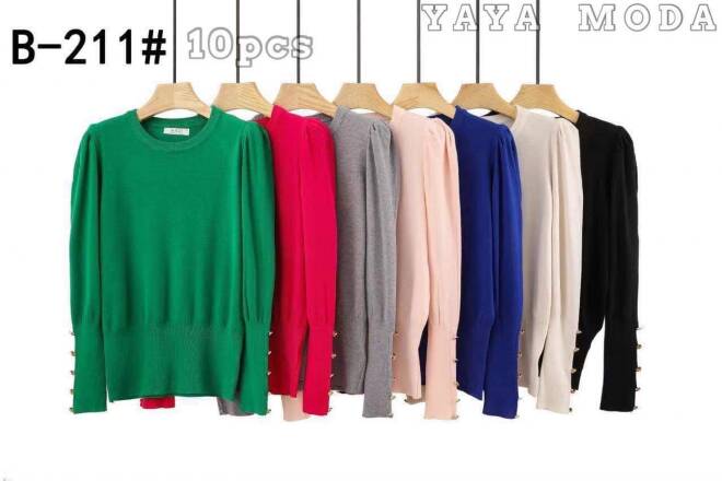 Sweter damskie B-211 Mix KOLOR  Standard 1