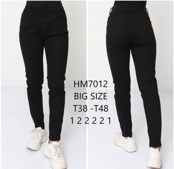 Jeansy damskie HM7012 1 kolor  38-48