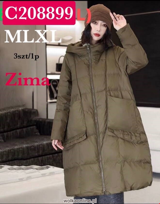 Płaszcze damskie zimowe C208899 1 kolor  M-XL