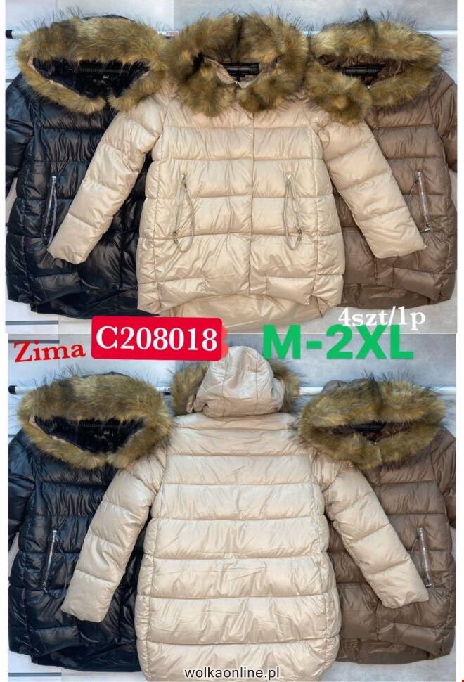 Kurtka damskie zimowa C208018 1 kolor  M-2XL