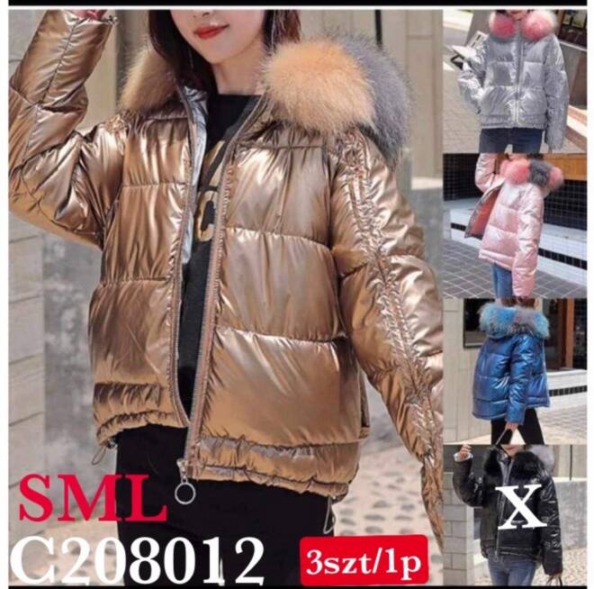 Kurtka damskie zimowa C208012 1 kolor  S-L 1