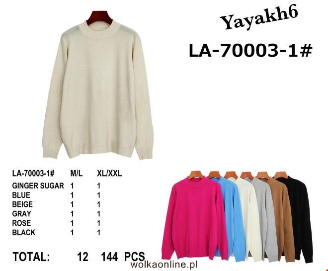 Sweter damskie LA-70003-1 Mix KOLOR  M-2XL