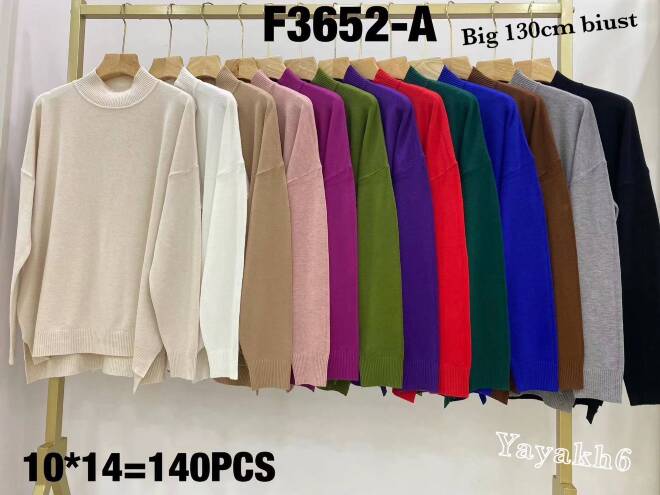 Sweter damskie F3652-A Mix KOLOR  Standard