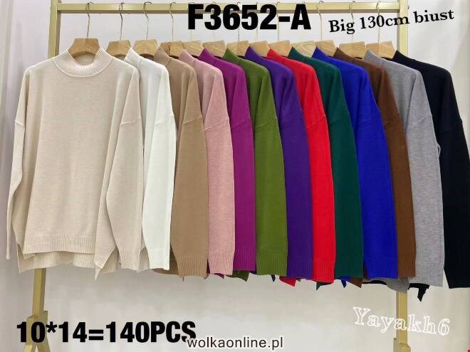 Sweter damskie F3652-A Mix KOLOR  Standard