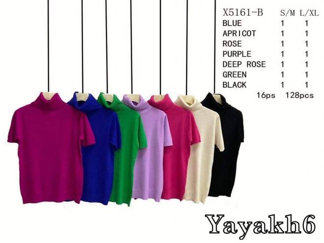 Sweter damskie X5161-B Mix KOLOR  S/M-L/XL 1